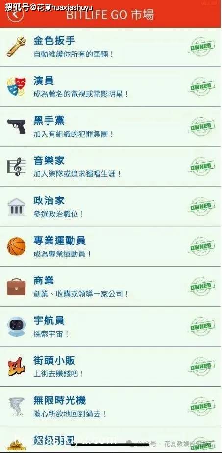 苹果IOS游戏下载「比特生活模拟器GO-BitLife GO! - 生活模擬器」-中文版内购绝大部分dlc