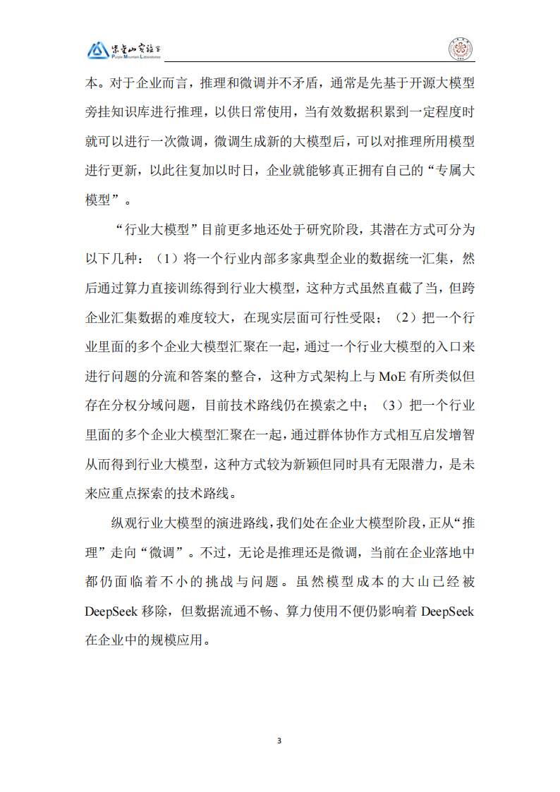 2025DeepSeek行业大模型算力网加速应用生态白皮书