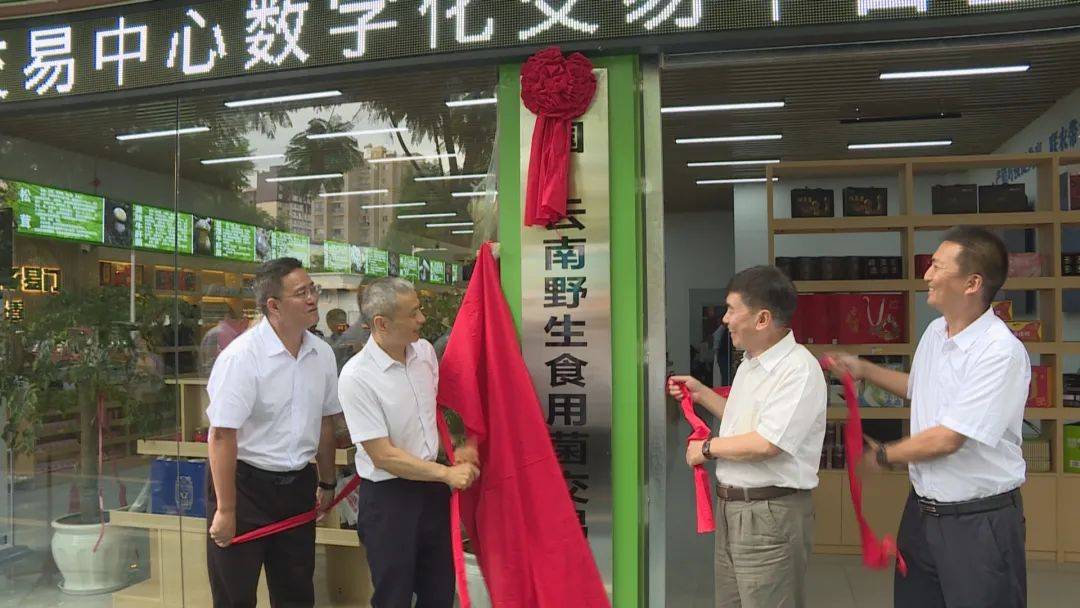 中国・云南野生食用菌交易中心数字化交易平台正式上线