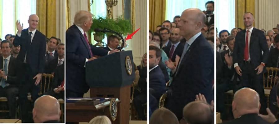 特朗普签署稳定币法案 币圈掌门集体到场见证